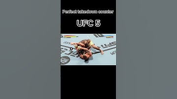 UFC 5 perfect takedown counter #ufc5 #shorts