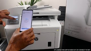 HP LASERJET PRO MFP M148DW SET UP / CONNECT TO WIFI