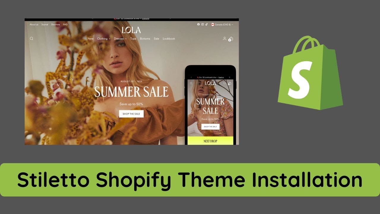 Stiletto Shopify theme download and installation tutorial | Themezone ...