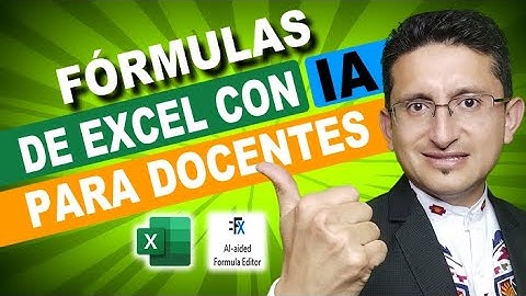 Cómo utilizar herramientas de IA usando Excel | AI - aided Formula Editor