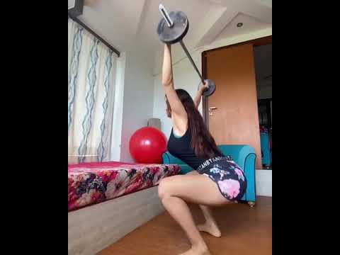 Anveshi Jain Squats exercise #shorts