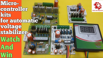Microcontroller kit|Digital circuit for automatic voltage stabilizer|#Giveaway|Skill Development