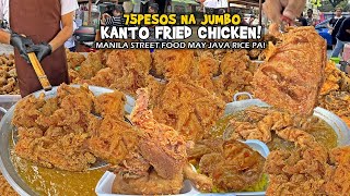 75Pesos na 'GIANT KANTO FRIED CHICKEN' Legit na SOLDOUT ang 120Kgs ARAW-ARAW! | Manila Street Food by TeamCanlasTV - Manyaman Keni! 532,276 views 2 months ago 26 minutes