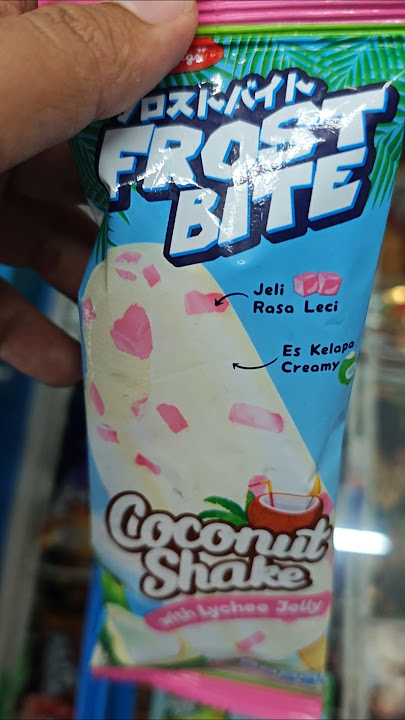 Frost Bite Coconut Jelly Lychee Ice Cream #kids #snacks #fyp #icecream #cute