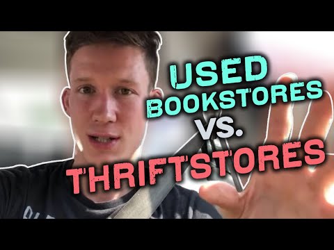 Difference between scouting books at used bookstores vs thriftstores