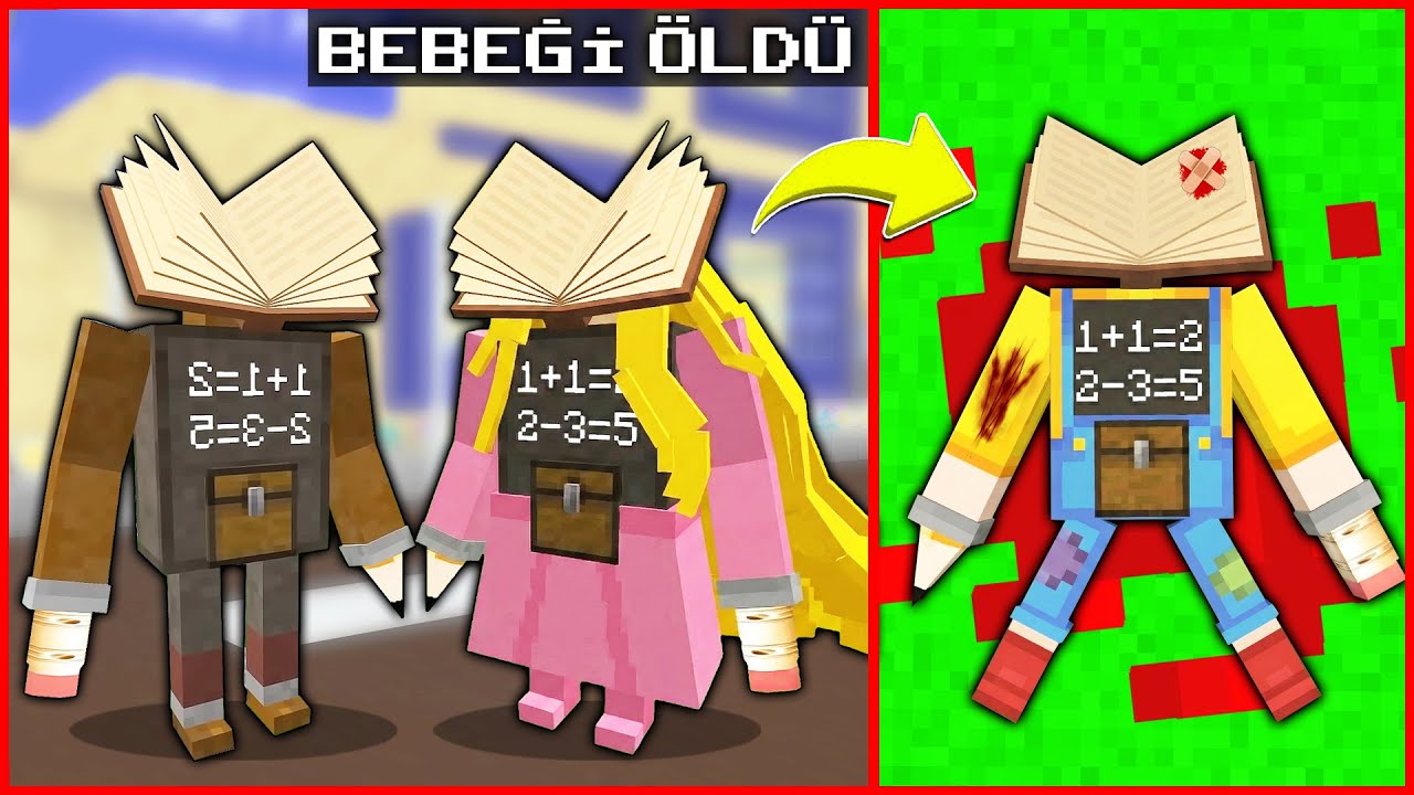 OKUL CANAVARININ BEBEĞİ ÖLDÜ! 😱 - Minecraft ZENGİN FAKİR HAYATI