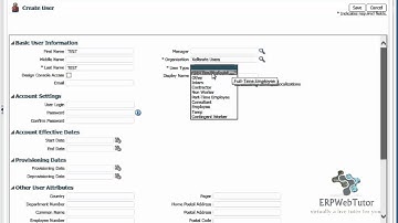 Oracle Fusion Essentials - Create implementation users