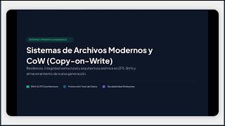 Modern File Systems and Copy-on-Write (CoW)
