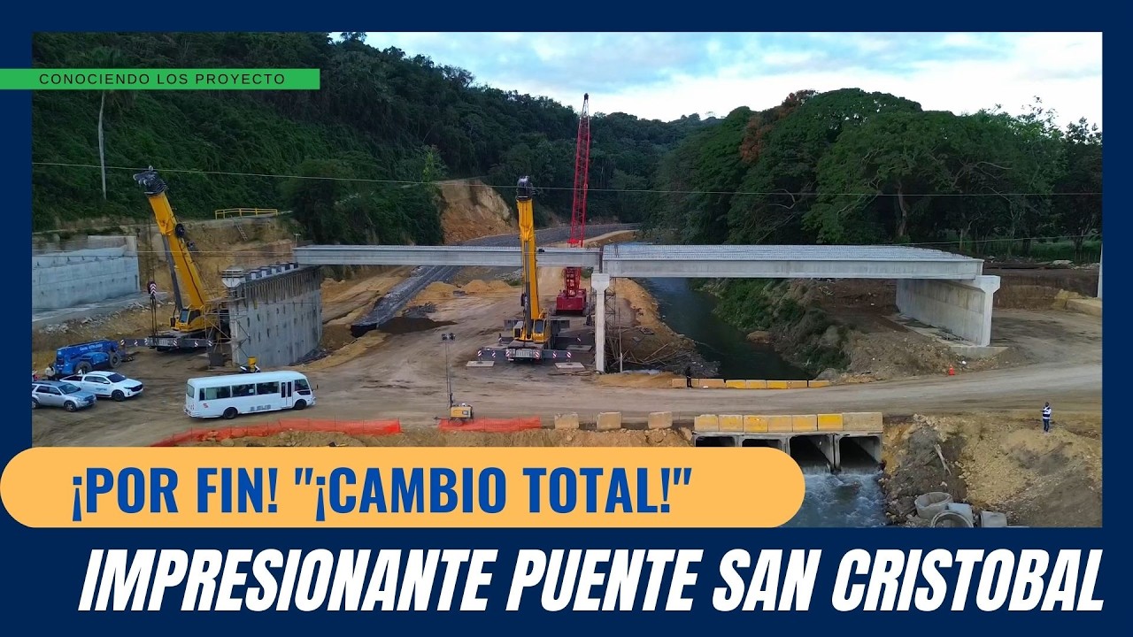 EL MEGA PUENTE QUE CAMBIARÁ SAN CRISTÓBAL PARA SIEMPRE🏗️ RÍO NIGUA 🚧 IMPRESIONANTE PROYECTO EGEHID