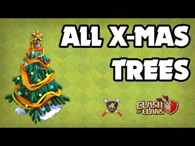 Christmas Tree Clash Of Clans 2022 All X-Mas Tree Compilation Clash Of Clans - 2020 Clashmas Tree ! - Coc  Christmas Tree Compilation - Youtube