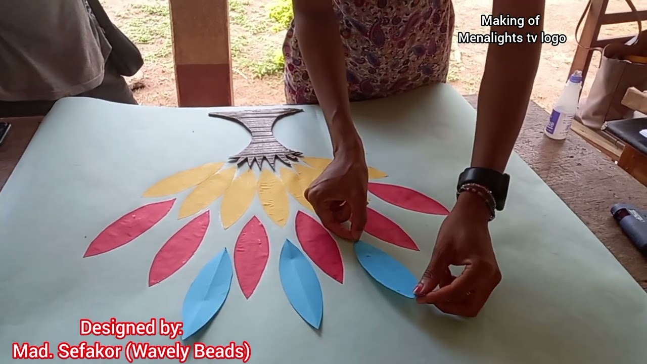 Making Of Menalights tv logo | Wavely Beads