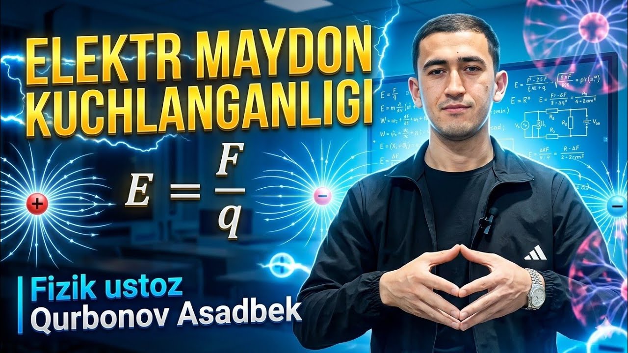 Elektrostatika. 2-mavzu. Elektr maydon kuchlanganligi.