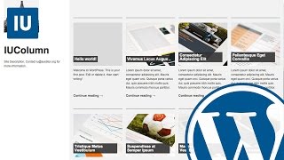 IUEditor Wordpress Tutorial L1 : Applying theme