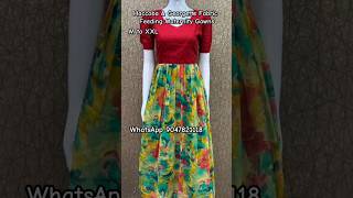 Haccoba & Georgette Fabric Feeding Maternity Gowns