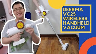 Deerma (Xiaomi) VC25 Wireless Handheld Vacuum Cleaner - Unboxing, Testing  and Overview - YouTube