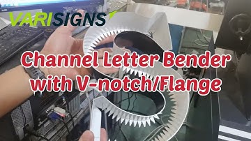 Best channel letter bender machine for trimcap and reverse channel letters will be shipped to TN USA