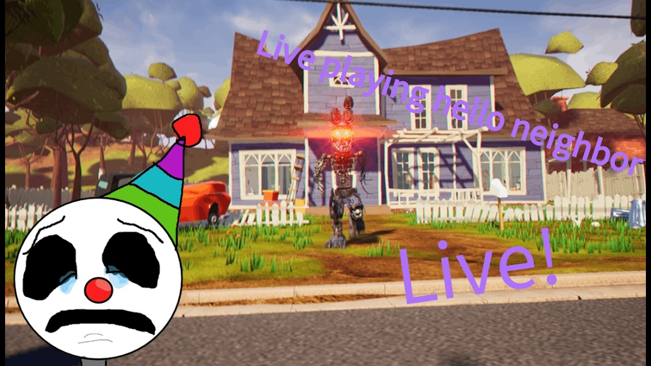 Jolly plays HELLo Neigbor, with ignited bonnie