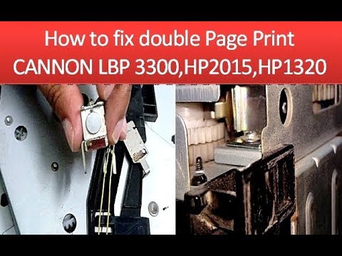 How fix canon LBP 3300,hp 2015,hp 1320 printer extra page out