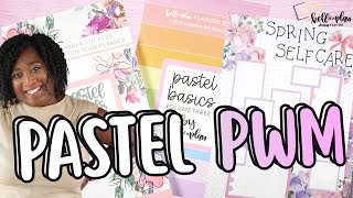 KellofAPlan New Pastel Basics & Pastel Florals Sticker Books | Full Flip-Through & Plan With Me 