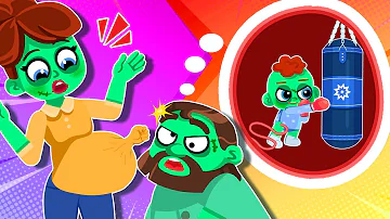 Zombie Pregnant Song - Taking Care Baby + More Comy Zomy Nursery Rhymes & Kids Songs