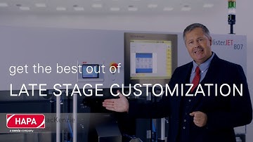 Late Stage Customization of pharmaceutical blisters
