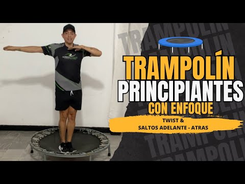 MINI TRAMPOLÍN PARA PRINCIPIANTES | APRENDE SALTOS ADELANTE-ATRÁS Y TWIST | PASO A PASO
