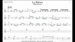 La Bikina - Partitura