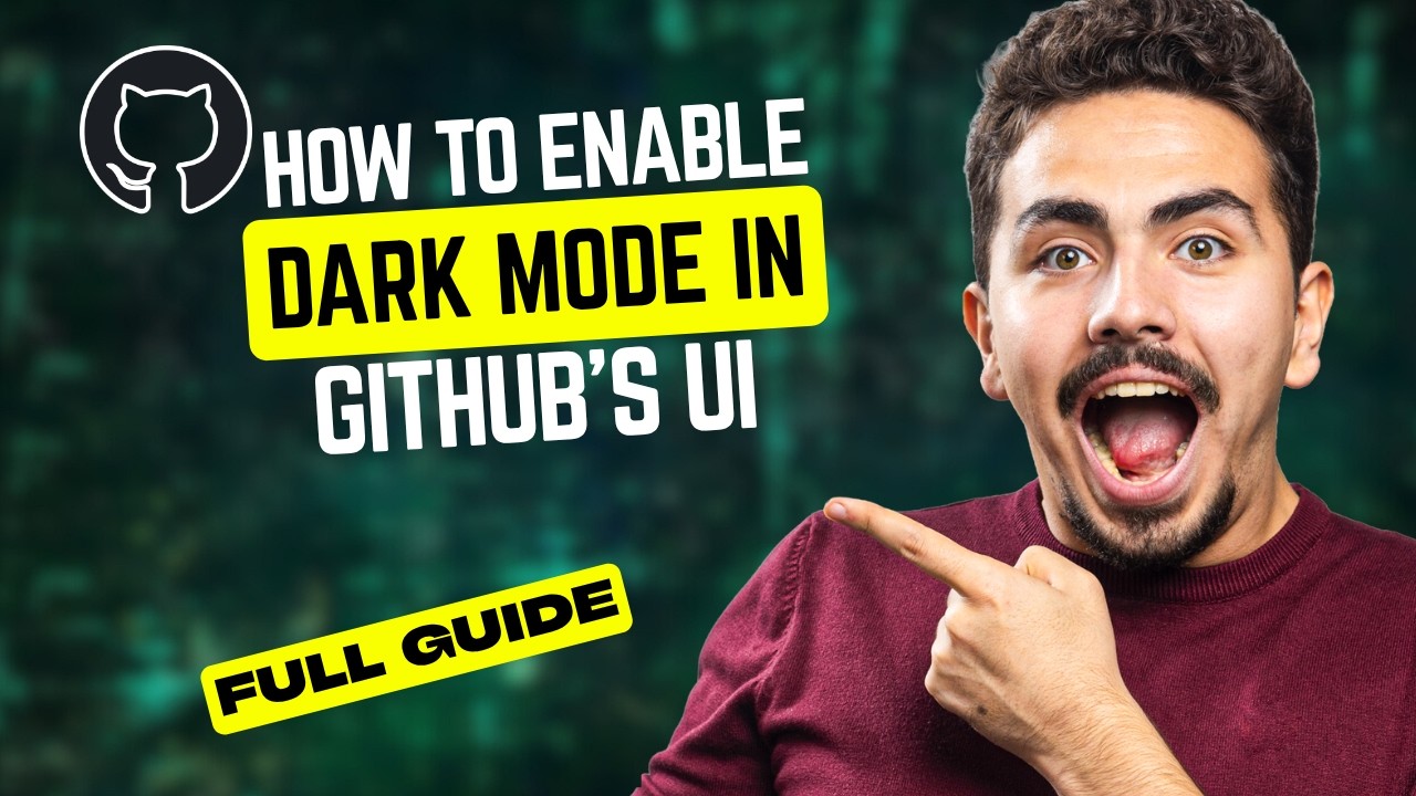How to Enable Dark Mode in GitHub’s UI [2026 Full Guide] - YouTube