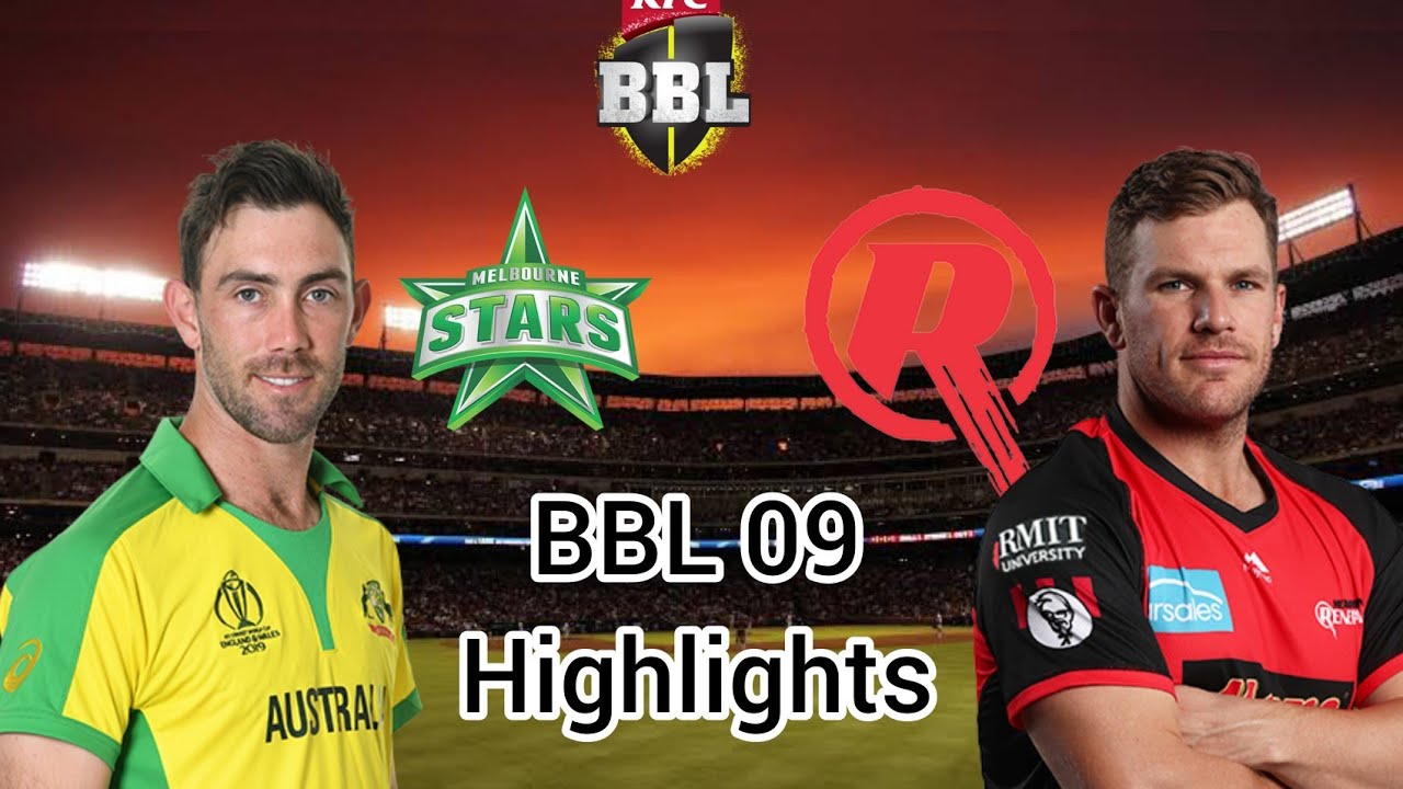 Melbourne Renegade vs Melbourne Stars Match Highlights || MLR vs MLS || big bash || BBL 09 || MCG