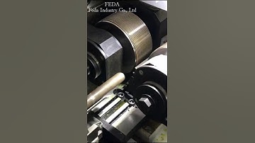 FD-15T Thru-feed automatic thread rolling machine.#engineering #machine #making #auto #factory #cnc