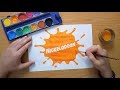 How to draw an old Nickelodeon logo