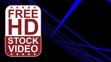 Free Stock Videos - flying passing below blue grid on black background 2D animation