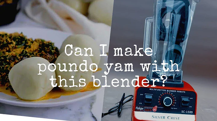 can you make pounded yam with the silver crest blender