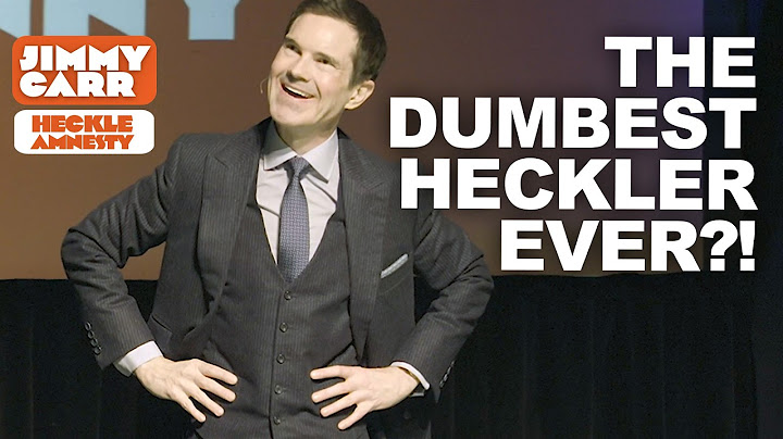 This Might Be The DUMBEST Heckler Ever! | Jimmy Carr Crowd Work