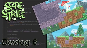 Sporestride Devlog #6: Checkpoints, Moving Platforms, and Many More Tiles!