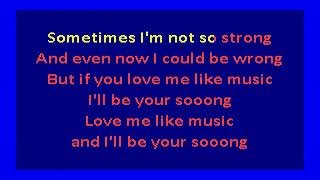 Download Lagu Heart – Love Me Like Music I'll Be Your Song (karaoke) MP3