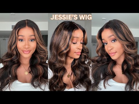 BEGINNER FRIENDLY GLUELESS HIGHLIGHT BROWN WIG! PRE-EVERYTHING