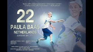 2018 Eurostars Player Intro: Paula Baas