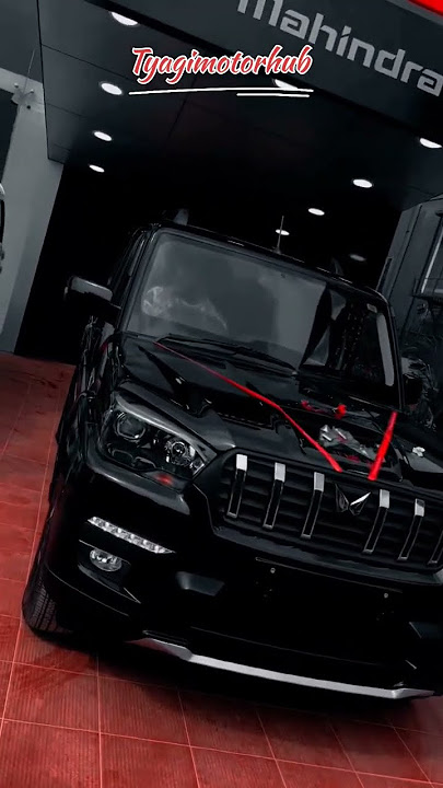 new Mahindra Scorpio classic s11 top model 2024 #carlover #mahindra #cars #modified #scorpio #black