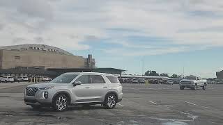 Driving Around Freedom Hall in Louisville Kentucky