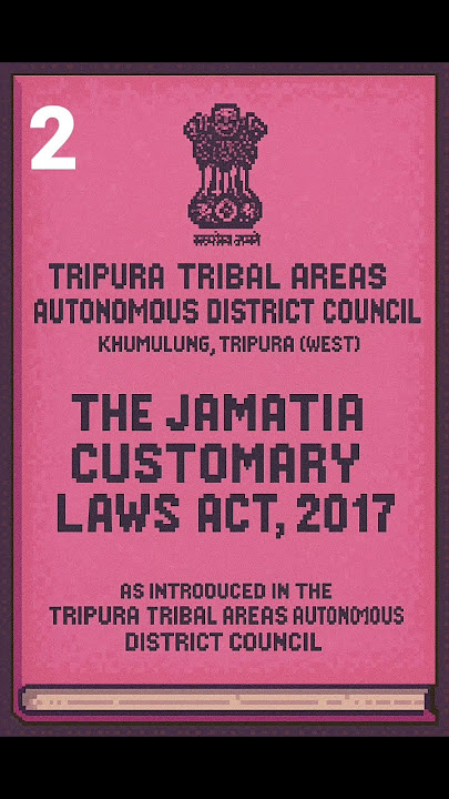 The Jamatia Customary Laws