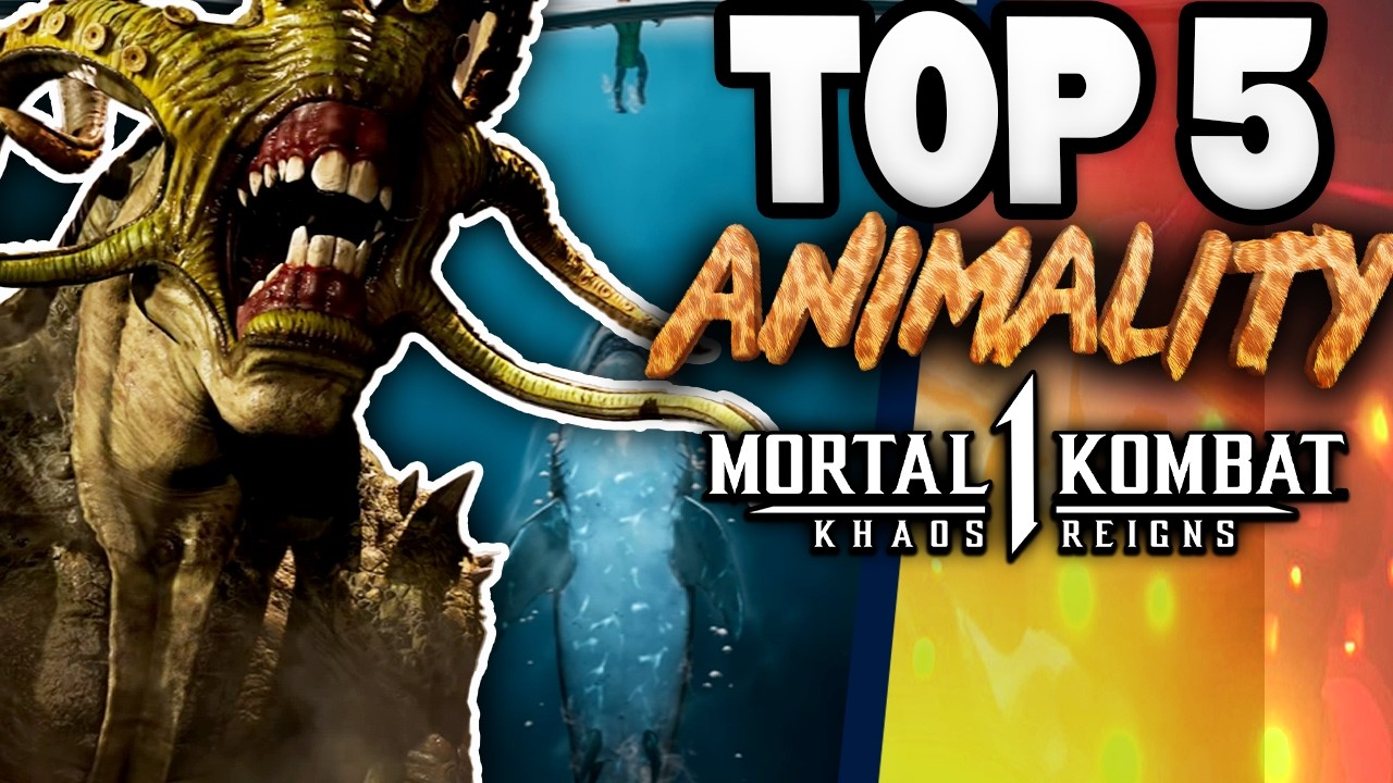 The Top 5 *BEST* Animalities | Mortal Kombat 1 - YouTube