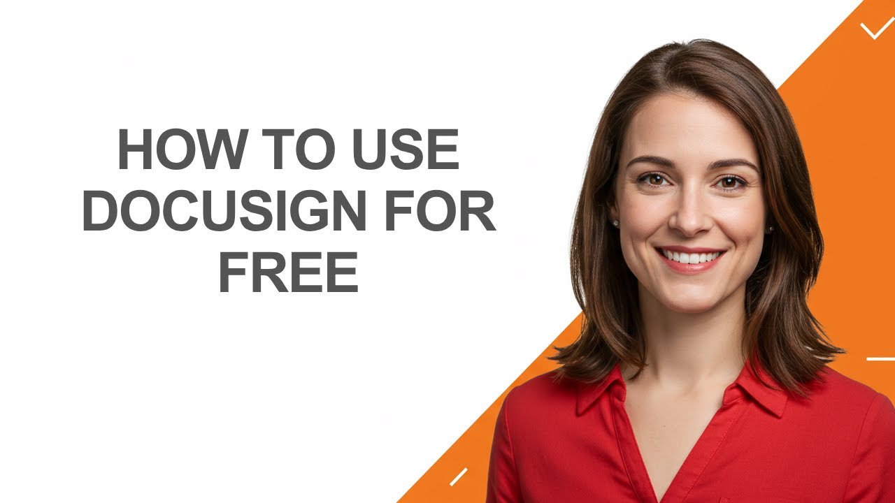 How to Use Docusign for Free - AshleyHowTo - YouTube