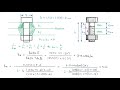 Bolt and member stiffness  bolt and nut selection  example 1