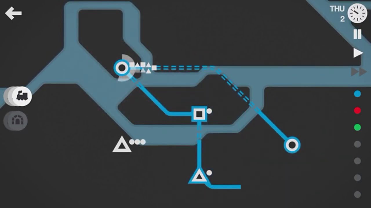 Mini Metro - Speedrun Overcrowd - Stockholm - 53.180s