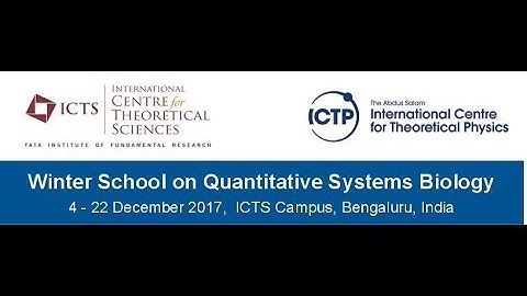 Using stochastic chemical kinetic models to explore...  (Lecture - 01) by Mukund Thattai