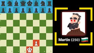 JUST ONE PAWN ‼️ Martin (250) ELO VS Chess.com (3200 ELO)