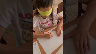 MALOVÁNÍ po SLEPU 👍🤩🩷💛🩵💙 #kreslení #malovani #shortsvideo