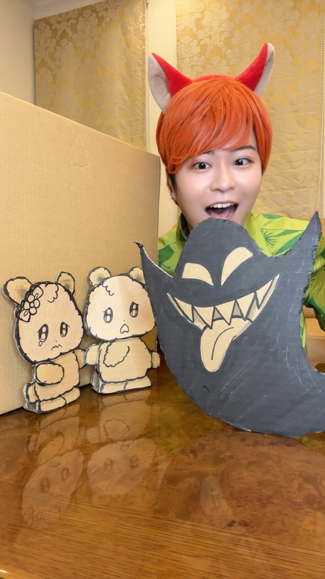 LOCK UP THE GHOST OF A CARDBOARD！#asmr