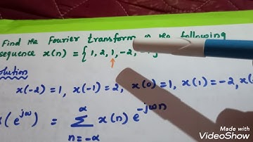Fourier Transform/Problems #2/Signals and Systems/Tamil